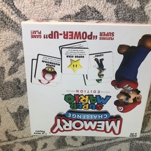 Complete Memory Challenge Super Mario Bros Edition Board Game Hasbro Nintendo